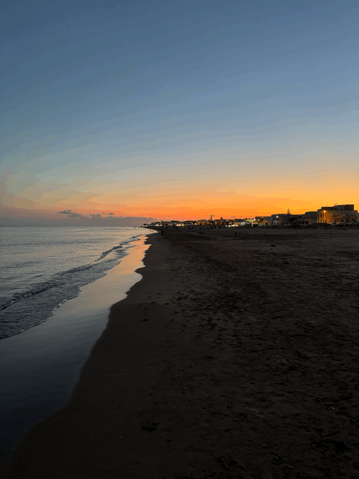 Quando il tramonto compila i pensieri